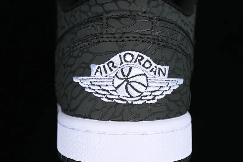 All categories Air Jordan Jordan series basketball shoes Air Jordan 1 Low Z version Air Jordan 1 Low AJ1 Joe 1 all black burst pattern low-top cultural casual sneakers FB9907-001